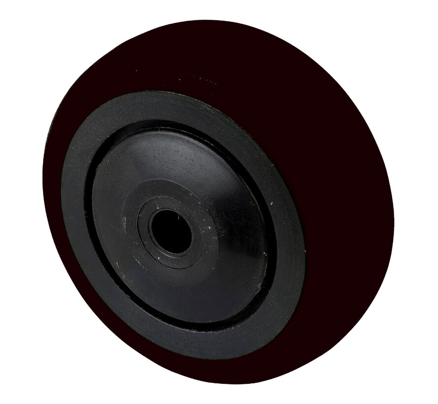 Rubber wiel