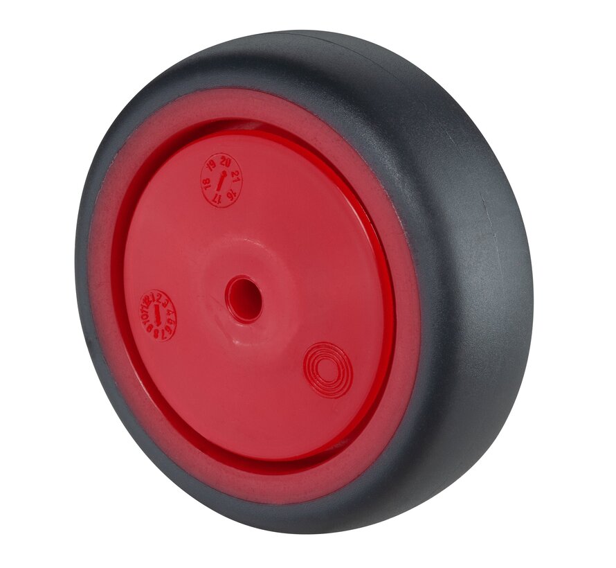 Rubber wiel