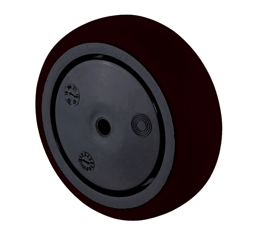 Rubber wiel