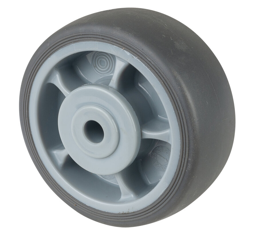 Rubber wiel