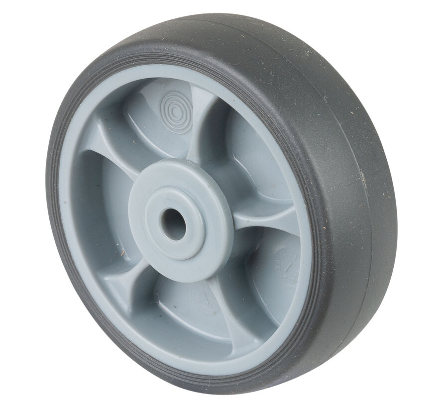 Rubber wiel