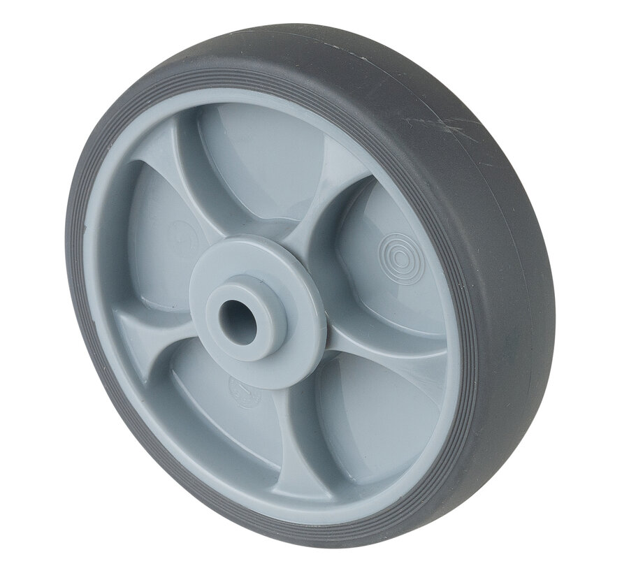 Rubber wiel