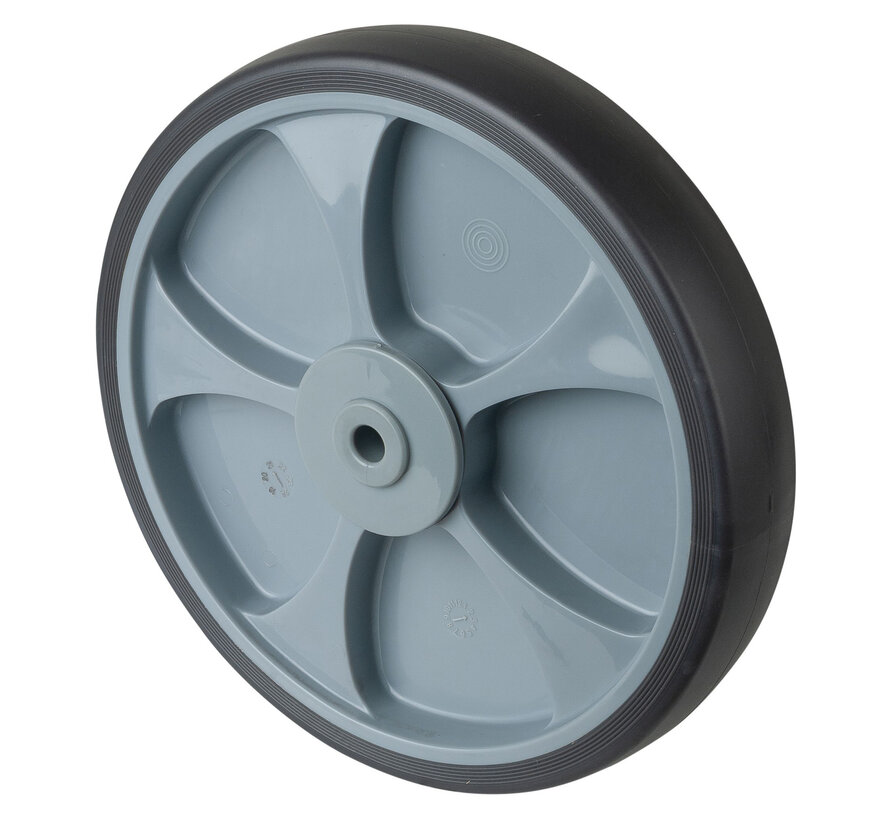 Rubber wiel