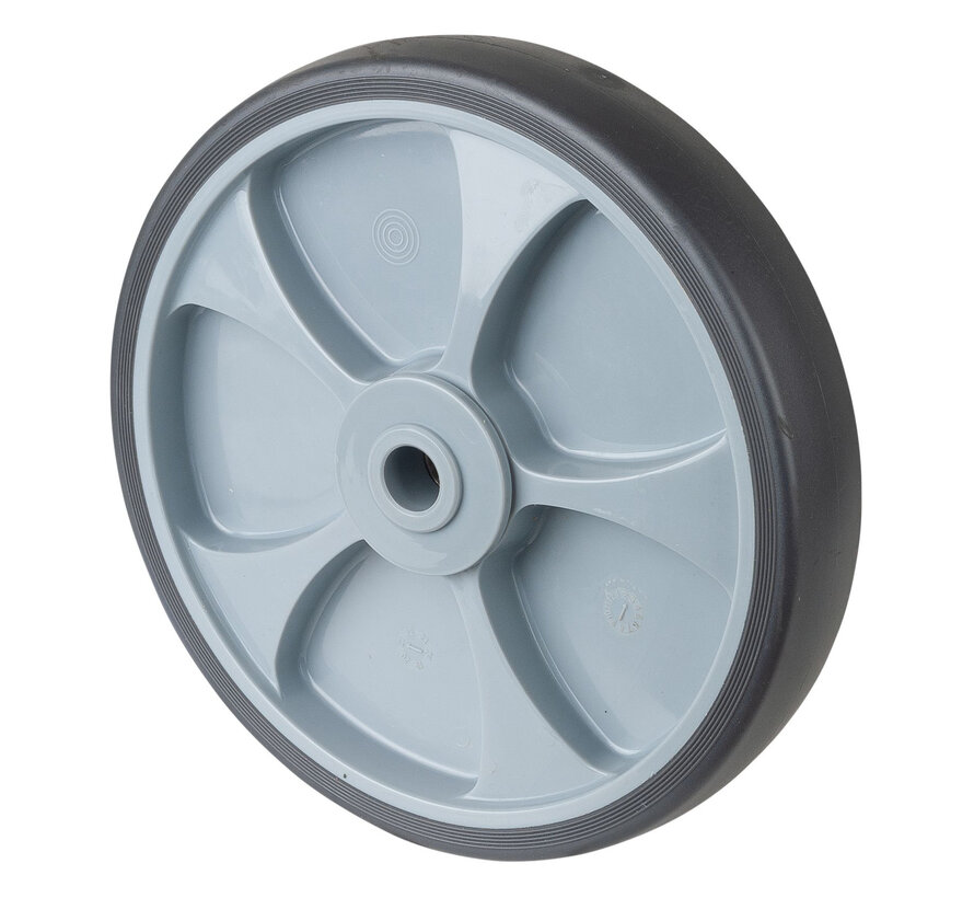 Rubber wiel