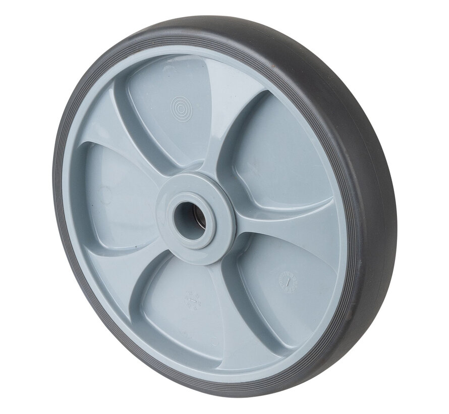 Rubber wiel