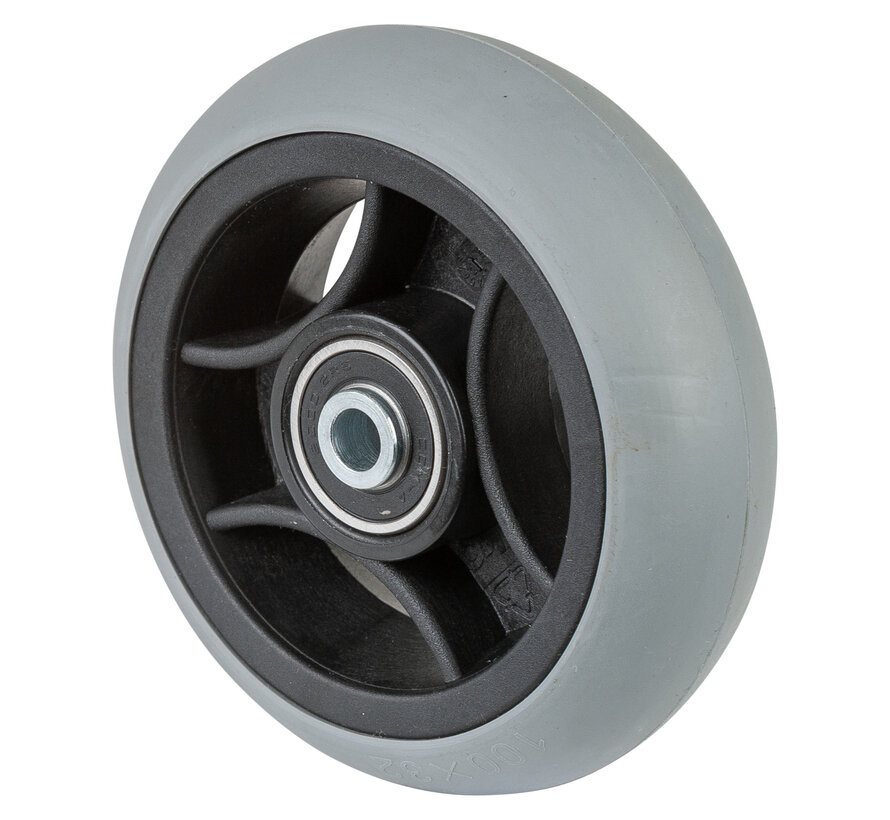 Rubber wiel