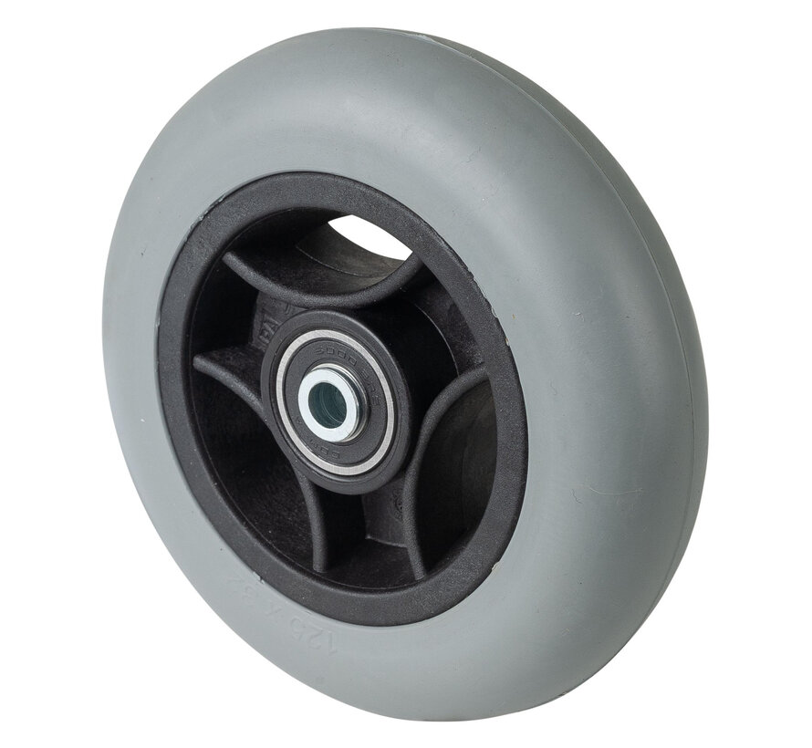 Rubber wiel
