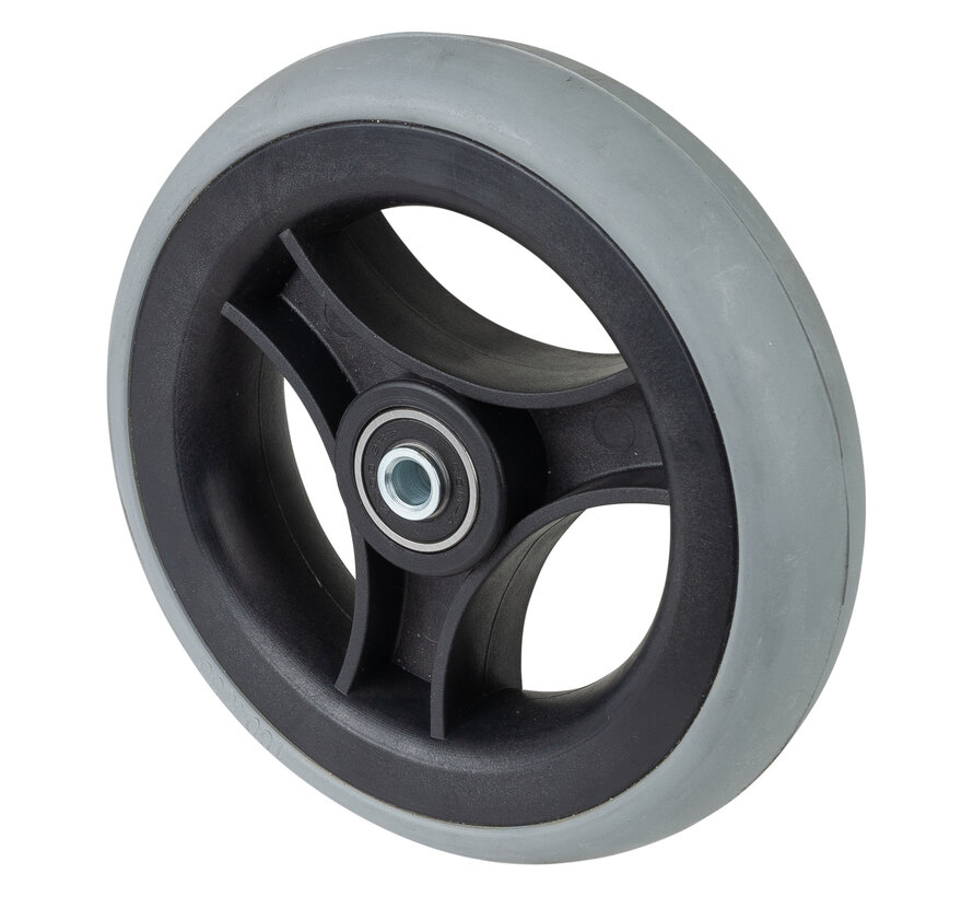 Rubber wiel