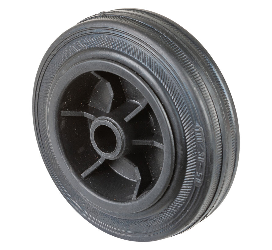 Rubber wiel