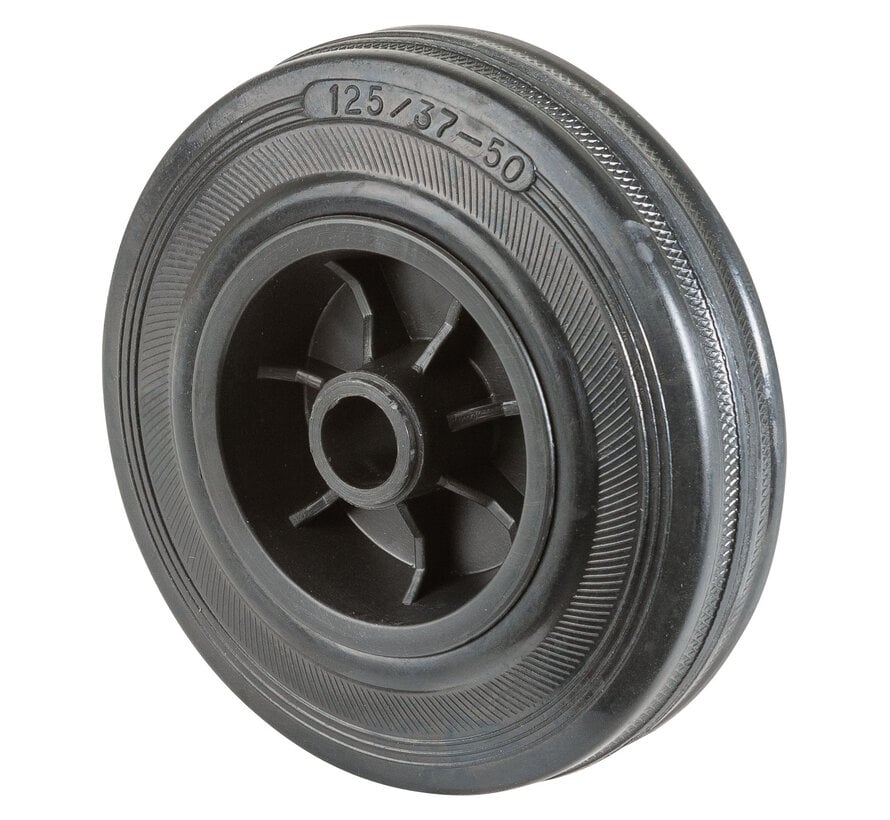 Rubber wiel