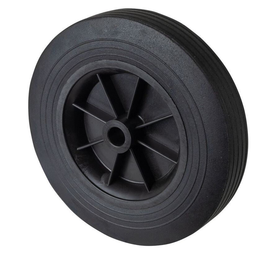 Rubber wiel