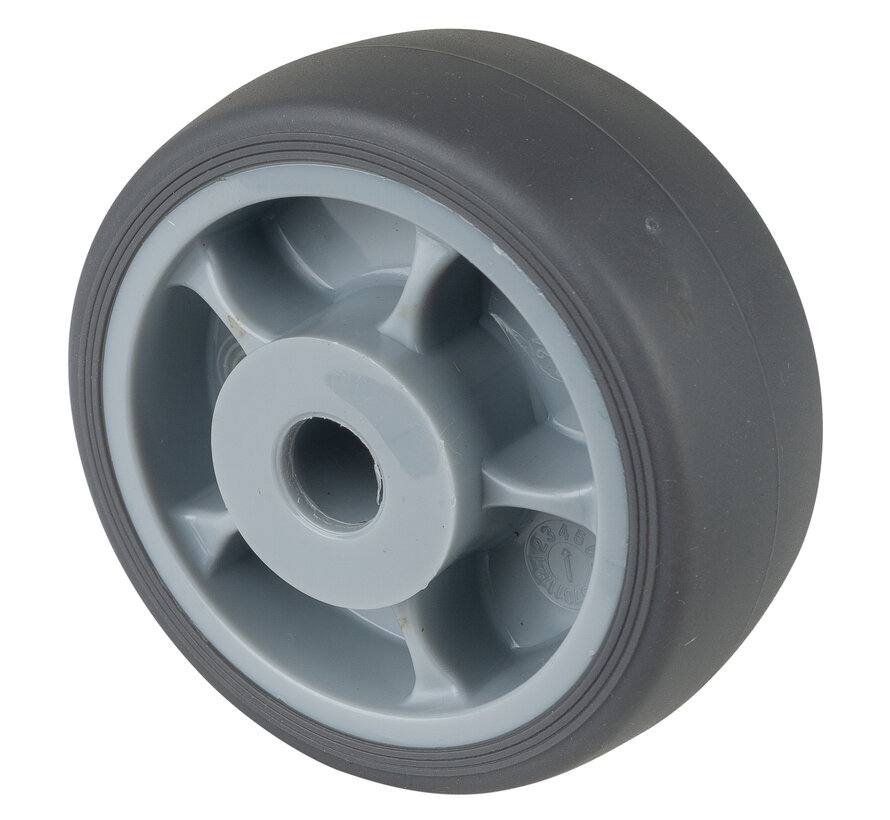 Rubber wiel