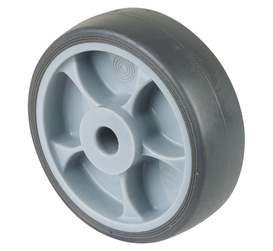 Rubber wiel