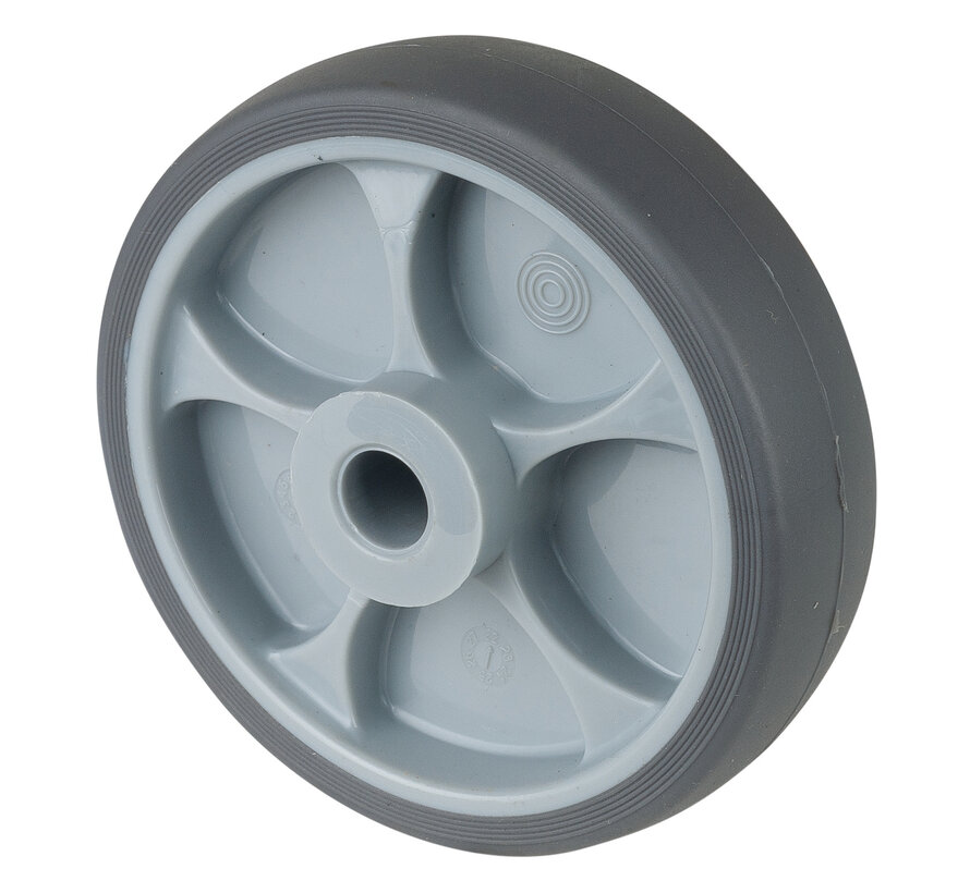 Rubber wiel