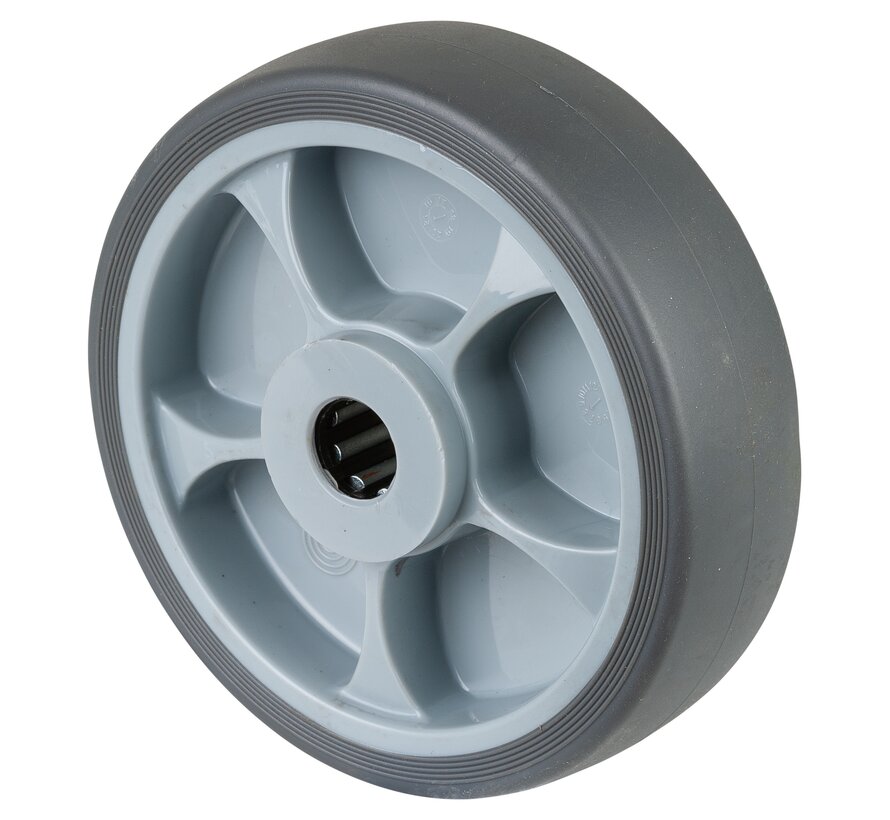 Rubber wiel