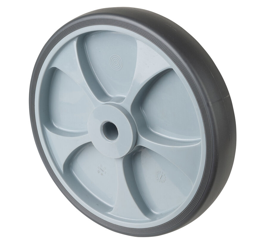 Rubber wiel