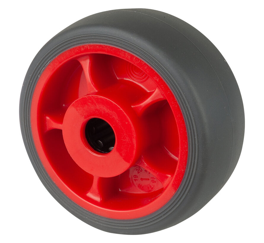 Rubber wiel