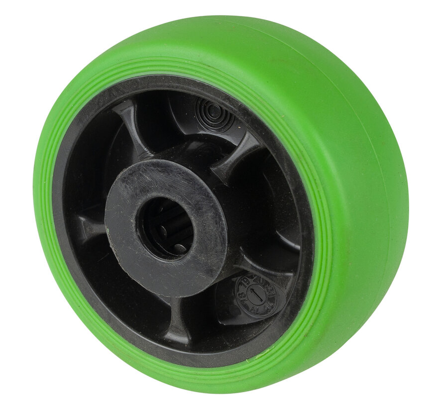 Rubber wiel