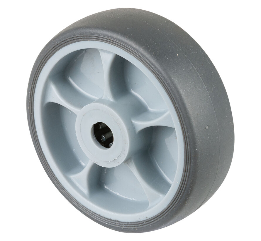 Rubber wiel