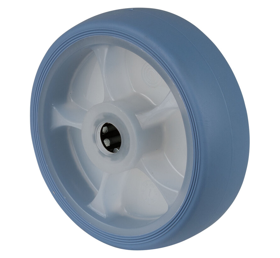Rubber wiel