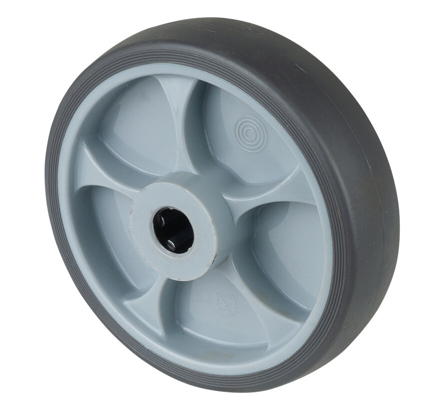 Rubber wiel