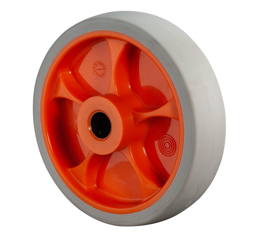 Rubber wiel