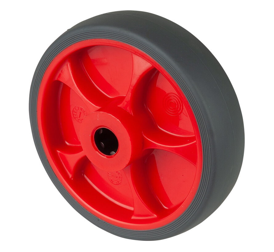 Rubber wiel