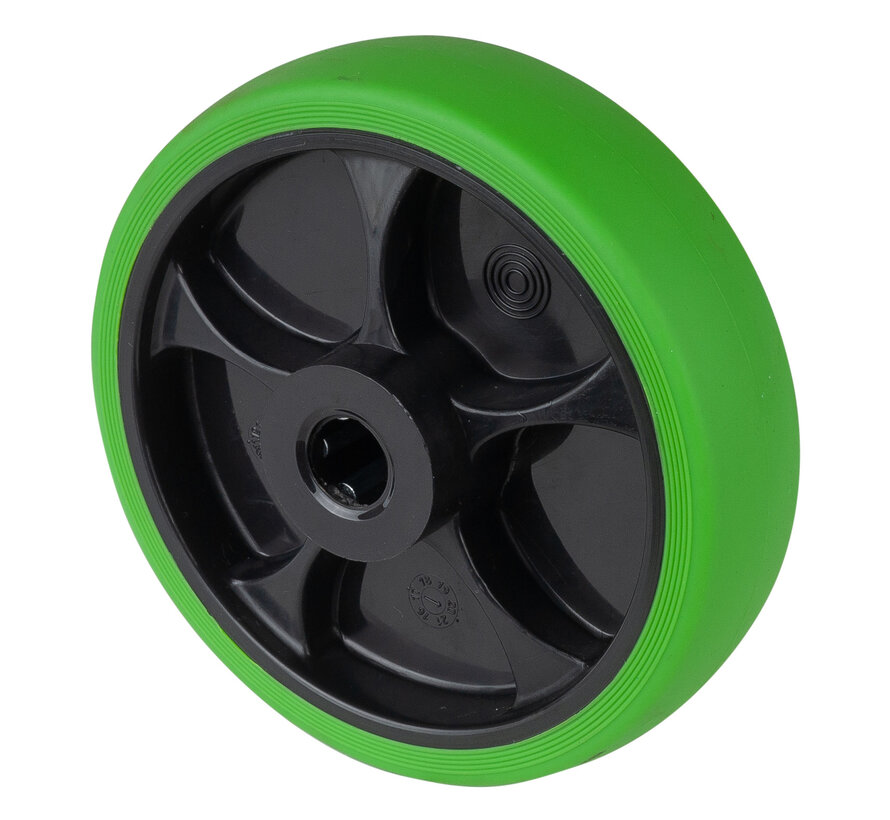 Rubber wiel