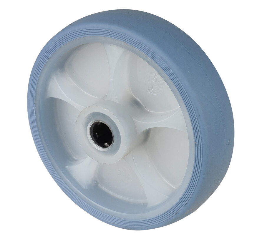 Rubber wiel
