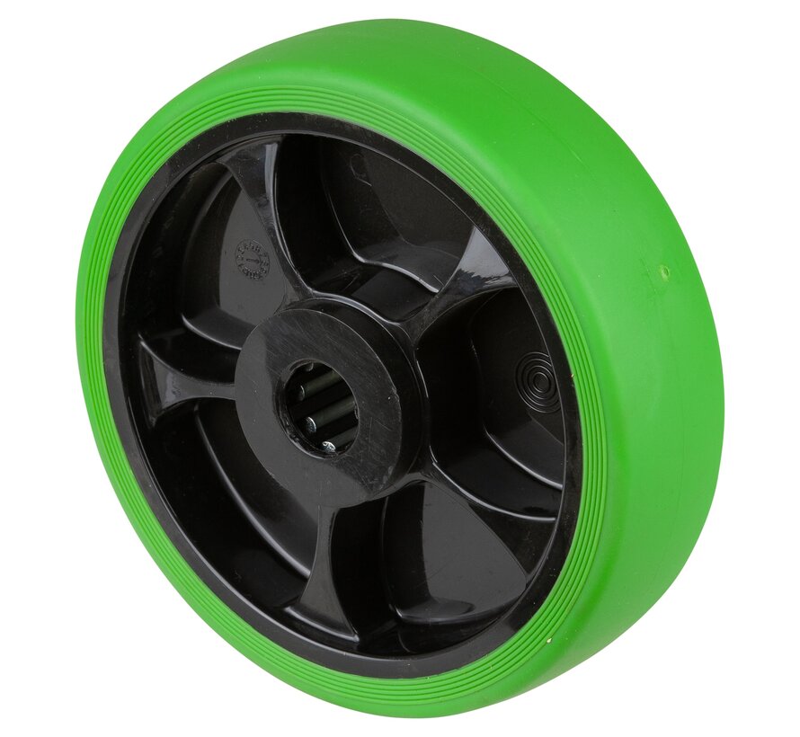 Rubber wiel