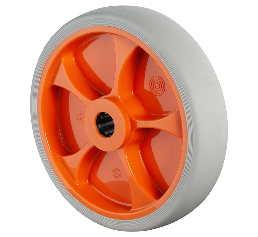 Rubber wiel