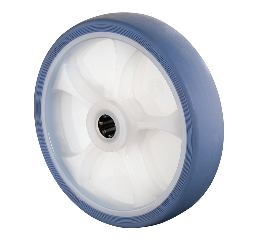 Rubber wiel
