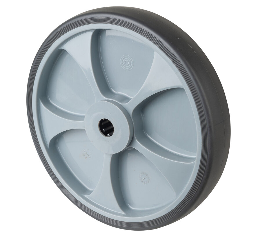 Rubber wiel