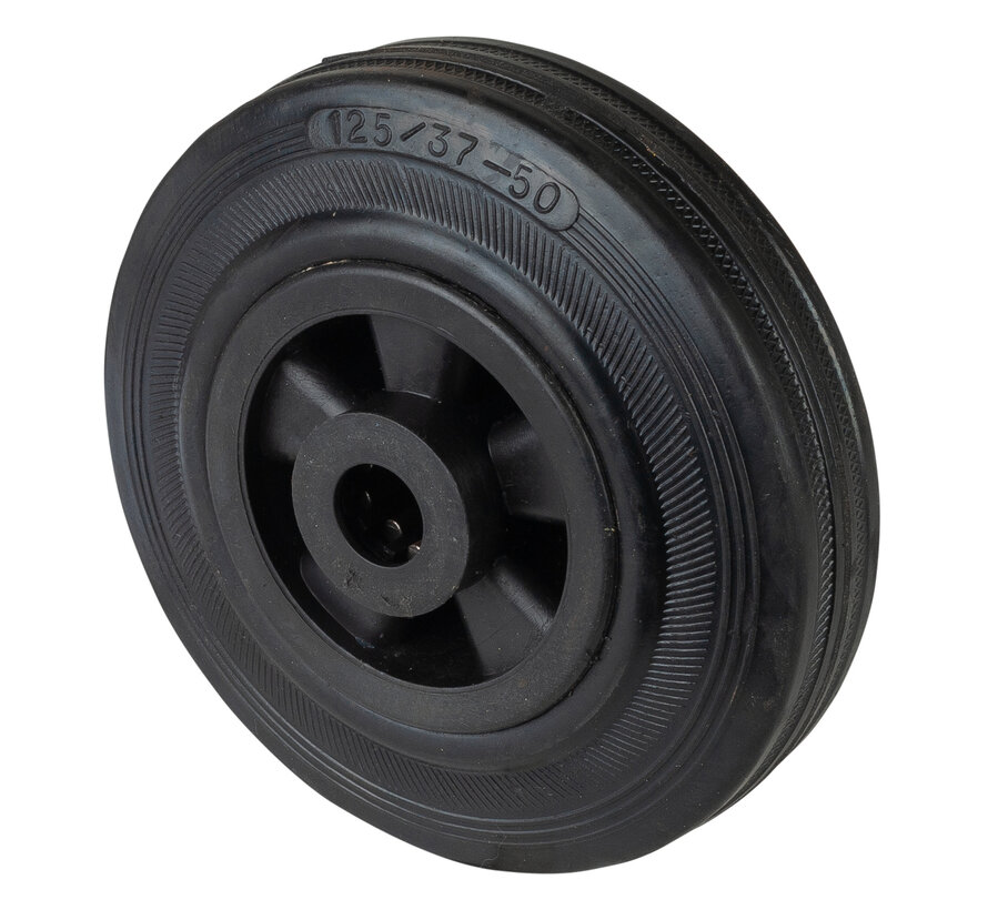 Rubber wiel