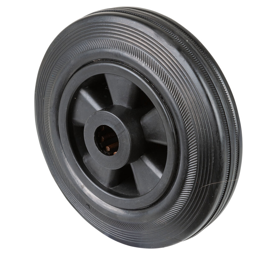 Rubber wiel