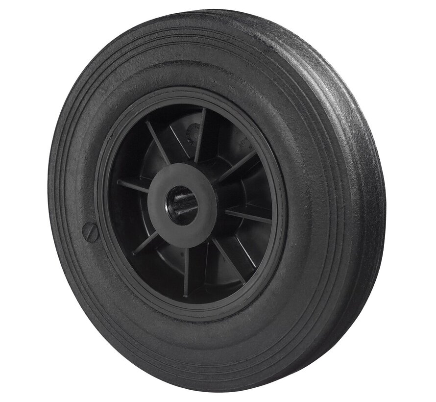 Rubber wiel