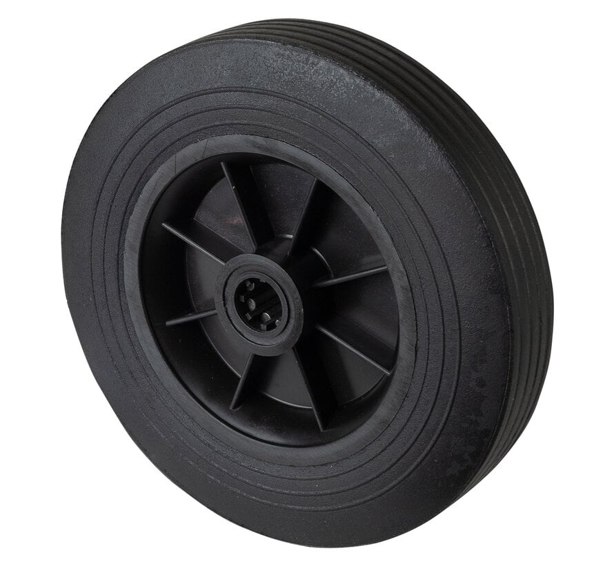 Rubber wiel