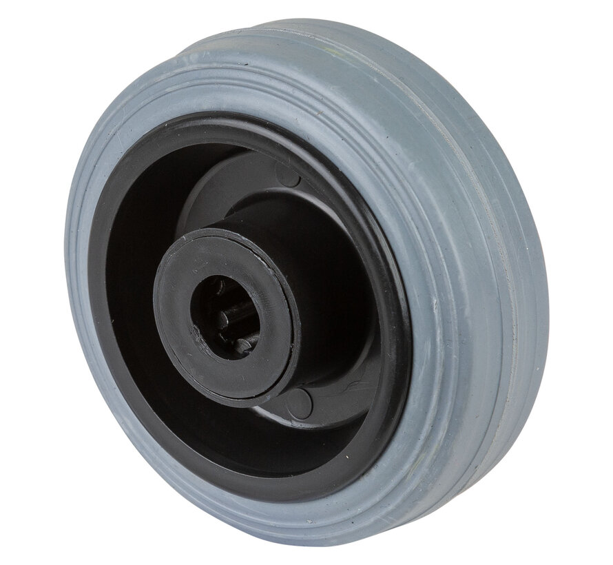 Rubber wiel