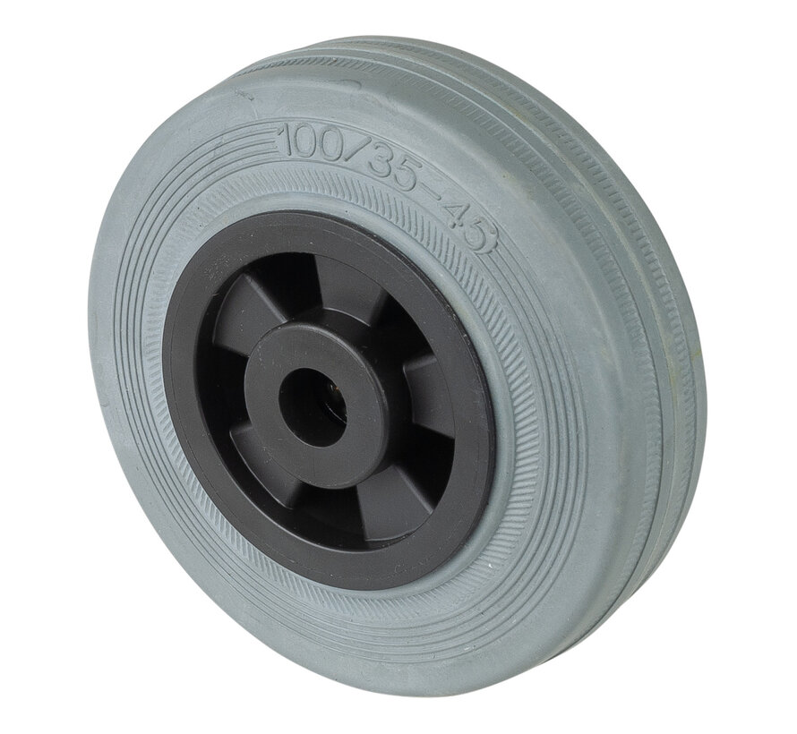 Rubber wiel