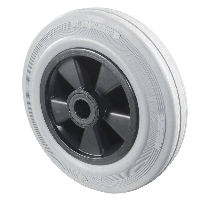 Rubber wiel
