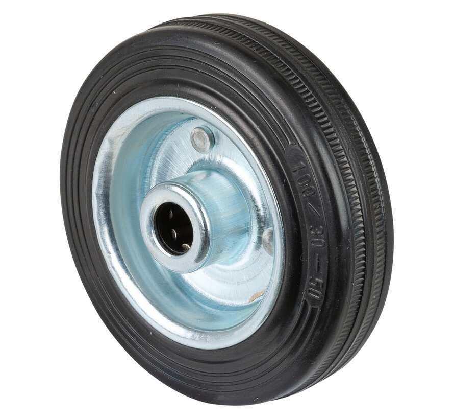 Rubber wiel