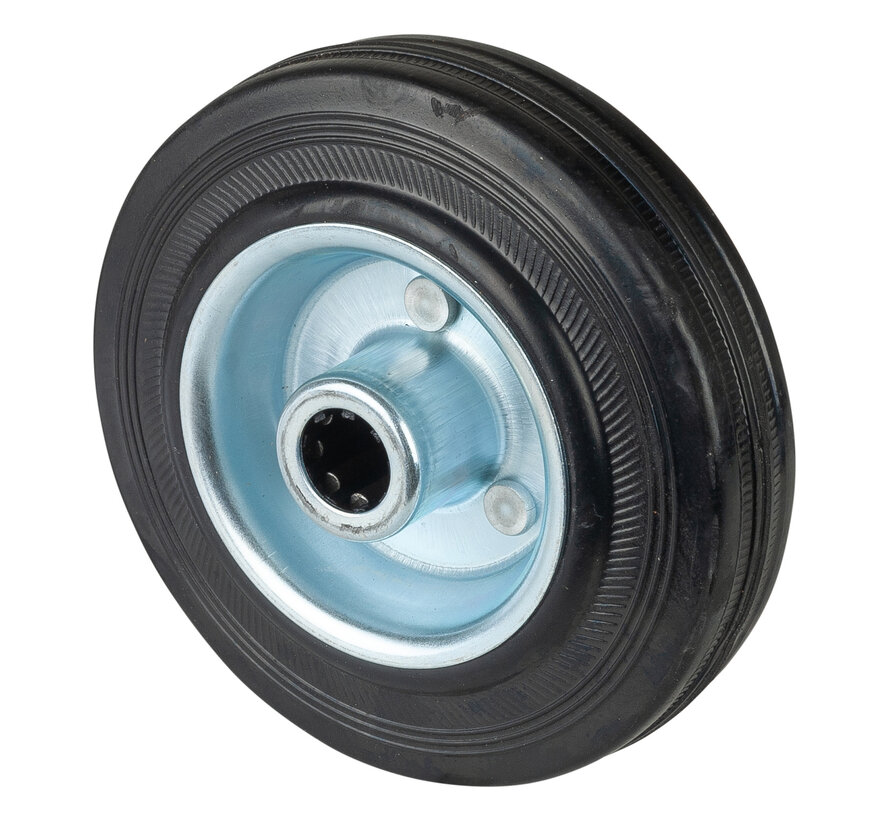 Rubber wiel