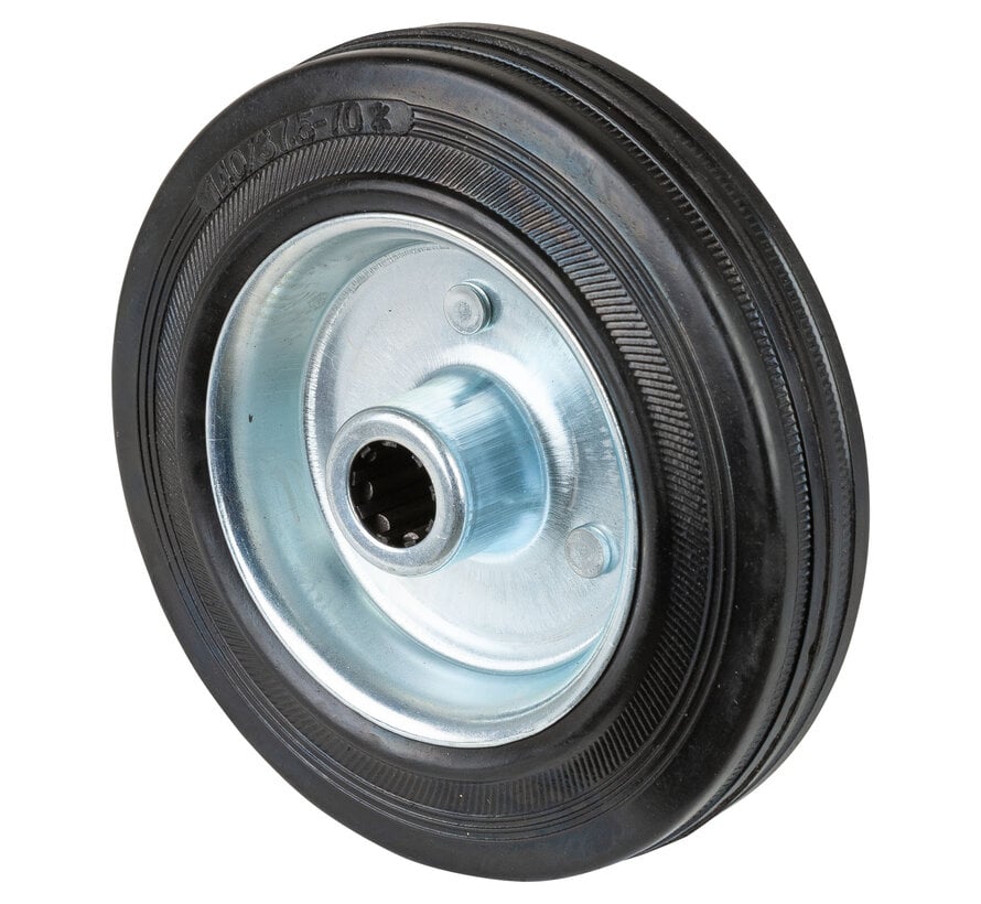 Rubber wiel