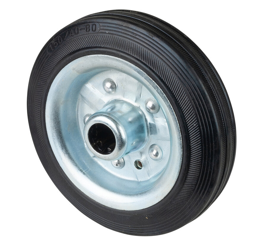 Rubber wiel