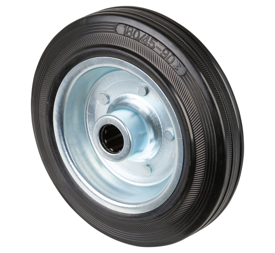 Rubber wiel