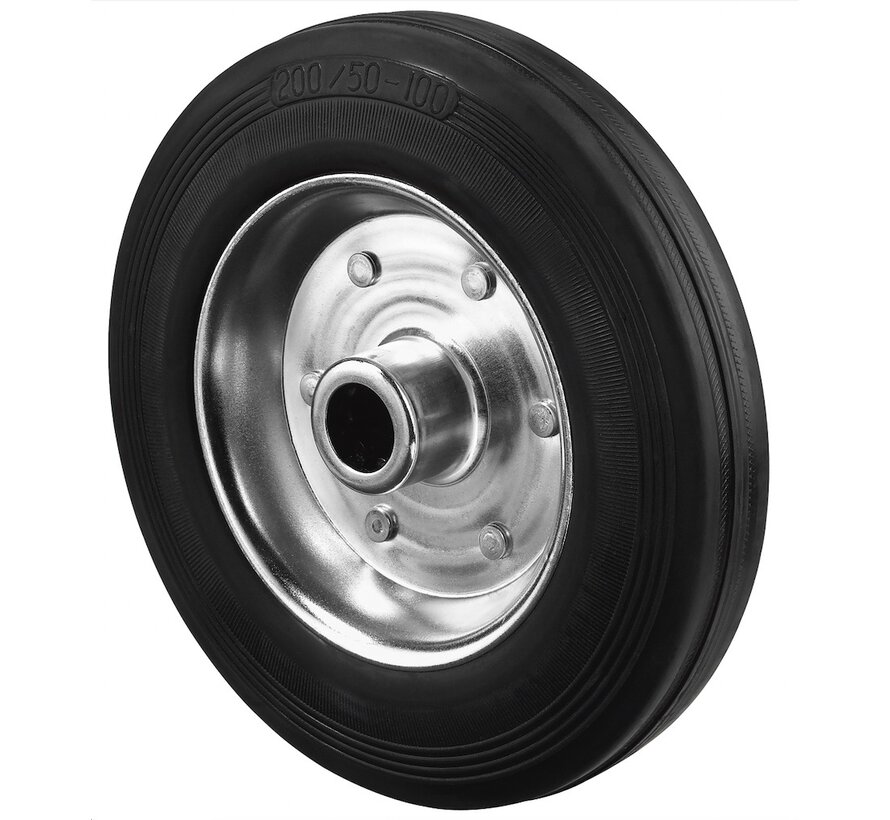 Rubber wiel