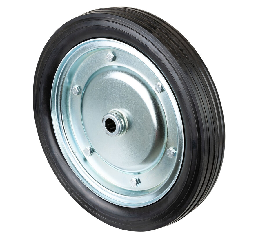 Rubber wiel