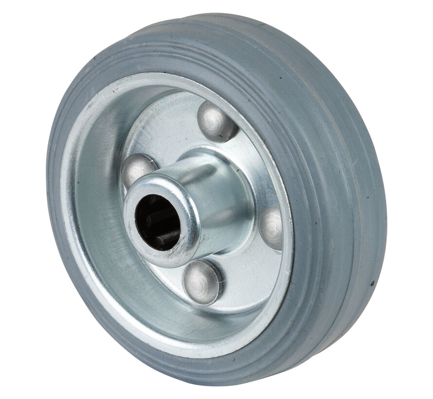 Rubber wiel