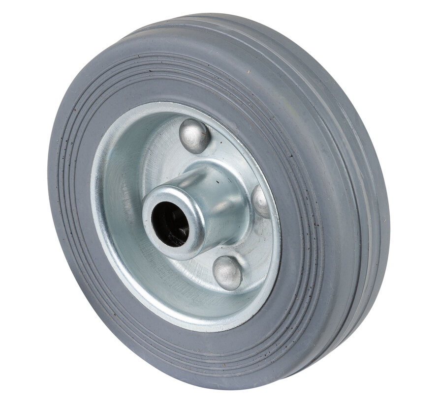 Rubber wiel