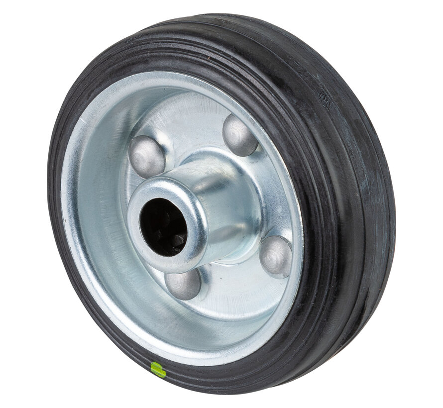 Rubber wiel